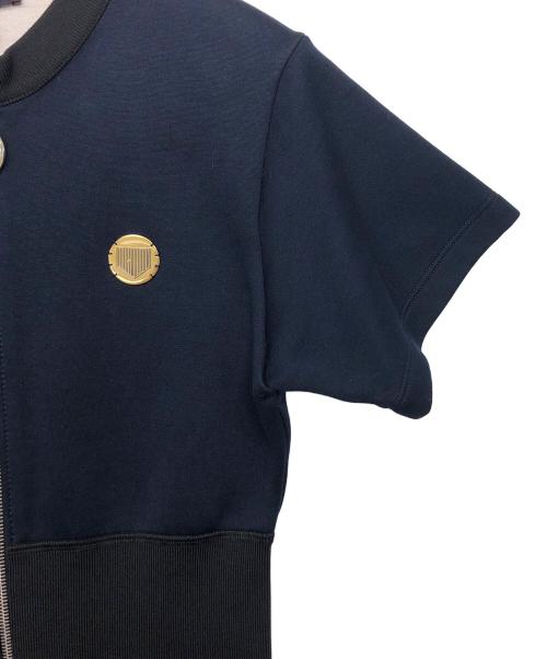 LOUIS VUITTON（ルイ ヴィトン）LOUIS VUITTON (ルイ ヴィトン) 半袖ワンピース ネイビー サイズ:Sの古着・服飾アイテム