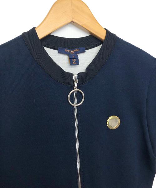 LOUIS VUITTON（ルイ ヴィトン）LOUIS VUITTON (ルイ ヴィトン) 半袖ワンピース ネイビー サイズ:Sの古着・服飾アイテム