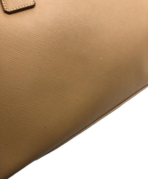 PRADA（プラダ）PRADA (プラダ) サフィアーノ　ミニボストンバッグ ブラウンの古着・服飾アイテム