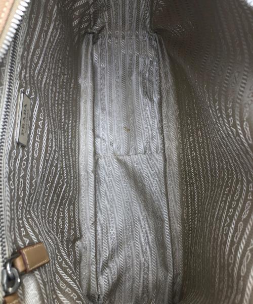 PRADA（プラダ）PRADA (プラダ) サフィアーノ　ミニボストンバッグ ブラウンの古着・服飾アイテム