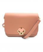 Kate Spadeケイトスペード）の古着「ツイストロック ショルダーバッグ」｜ピンク