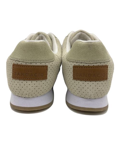 via SANGACIO（ヴィア・サンガチオ）via SANGACIO (ヴィア・サンガチオ) にゅ～ずスニーカー ベージュ サイズ:27の古着・服飾アイテム