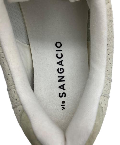 via SANGACIO（ヴィア・サンガチオ）via SANGACIO (ヴィア・サンガチオ) にゅ～ずスニーカー ベージュ サイズ:27の古着・服飾アイテム