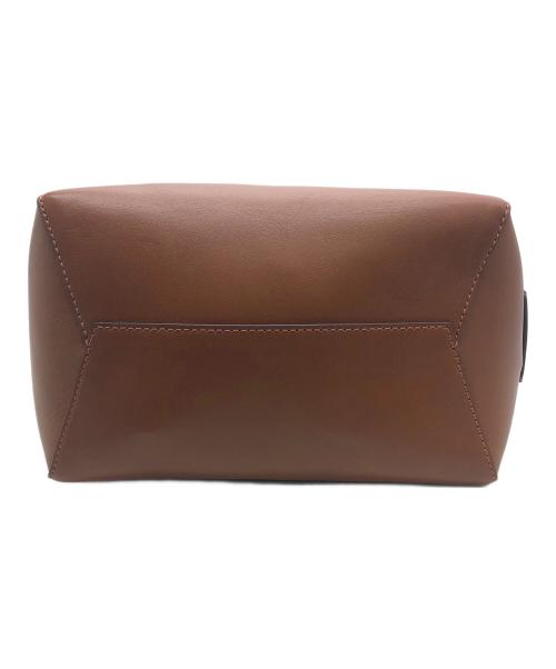 LAUREN RALPH LAUREN（ローレンラルフローレン）LAUREN RALPH LAUREN (ローレンラルフローレン) 編みトートバッグ ブラウンの古着・服飾アイテム