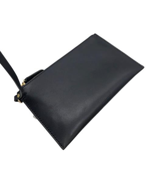 LAUREN RALPH LAUREN（ローレンラルフローレン）LAUREN RALPH LAUREN (ローレンラルフローレン) 編みトートバッグ ブラックの古着・服飾アイテム