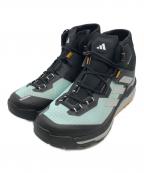 adidasアディダス）の古着「ハイカットスニーカー」｜ライトグリーン×ブラック