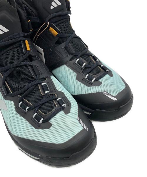 adidas（アディダス）adidas (アディダス) ハイカットスニーカー ライトグリーン×ブラック サイズ:26cm 未使用品の古着・服飾アイテム