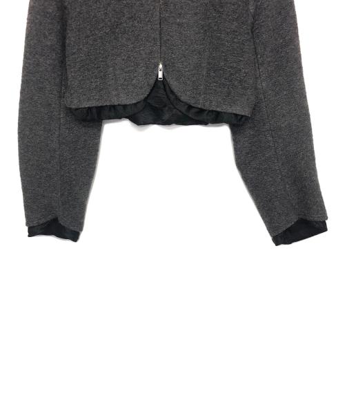 YOSHIMI NAGAO（ヨシミ ナガオ）YOSHIMI NAGAO (ヨシミ ナガオ) ショートジャケット グレーの古着・服飾アイテム