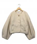 Snidelスナイデル）の古着「ショートジャケット」｜ベージュ