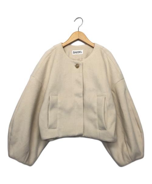 Snidel（スナイデル）Snidel (スナイデル) ショートジャケット ベージュ サイズ:freeの古着・服飾アイテム