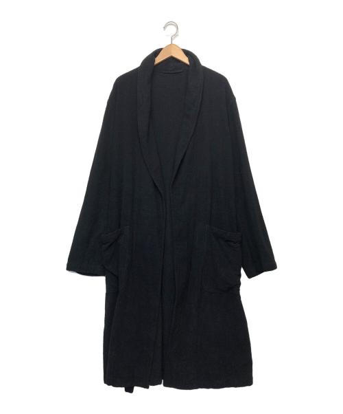 COMOLI（コモリ）COMOLI (コモリ) SILK PILE ROBE COAT ブラック サイズ:3の古着・服飾アイテム
