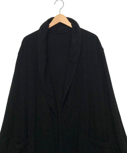COMOLI（コモリ）COMOLI (コモリ) SILK PILE ROBE COAT ブラック サイズ:3の古着・服飾アイテム