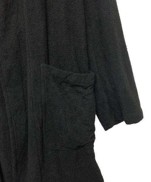 COMOLI（コモリ）COMOLI (コモリ) SILK PILE ROBE COAT ブラック サイズ:3の古着・服飾アイテム