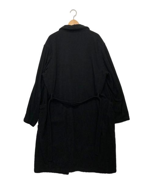 COMOLI（コモリ）COMOLI (コモリ) SILK PILE ROBE COAT ブラック サイズ:3の古着・服飾アイテム