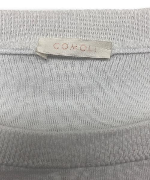 COMOLI（コモリ）COMOLI (コモリ) 18Gクルーネックニット 23SS ホワイト サイズ:不明の古着・服飾アイテム