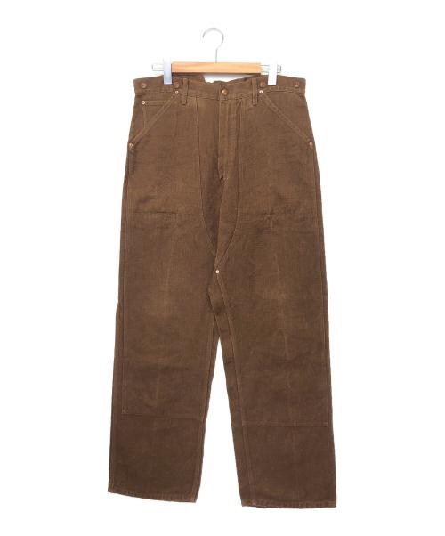 COMOLI（コモリ）COMOLI (コモリ) 22SS ヘンプダック ペインターパンツ ブラウン サイズ:3の古着・服飾アイテム