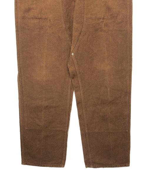 COMOLI（コモリ）COMOLI (コモリ) 22SS ヘンプダック ペインターパンツ ブラウン サイズ:3の古着・服飾アイテム