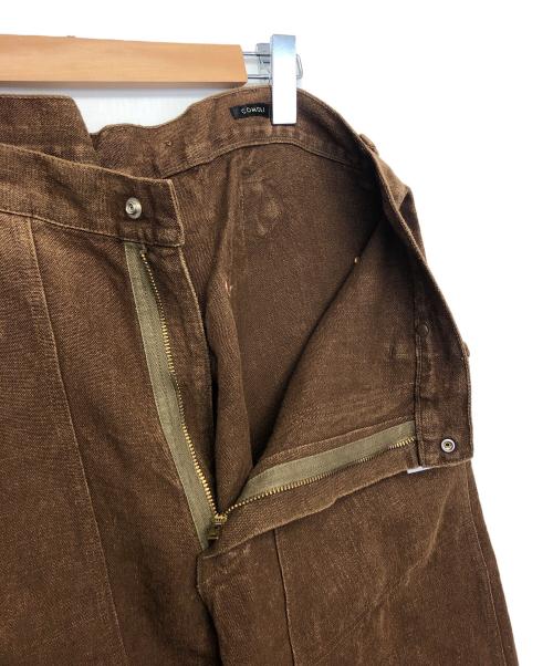 COMOLI（コモリ）COMOLI (コモリ) 22SS ヘンプダック ペインターパンツ ブラウン サイズ:3の古着・服飾アイテム