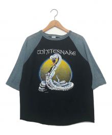 Whitesnake（ホワイトスネイク）の古着「ホワイトスネーク 1987　バンドTシャツ」｜ブラック×グレー