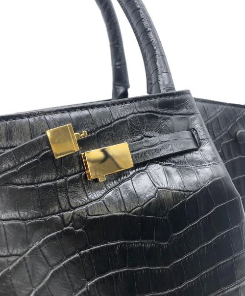 DEMELLIER（デメリエー）DEMELLIER (デメリエー) ハンドバッグ ブラックの古着・服飾アイテム