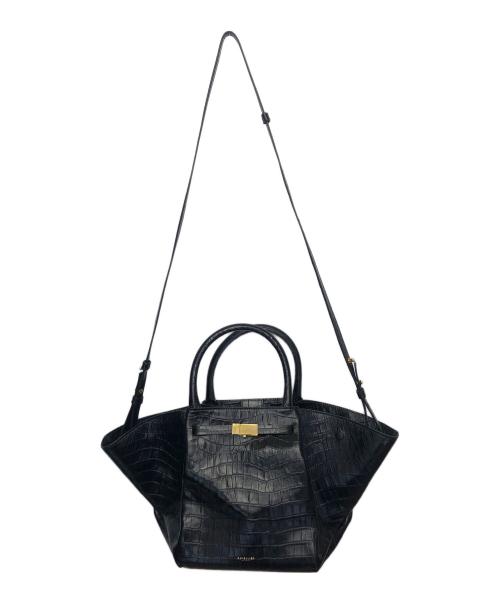 DEMELLIER（デメリエー）DEMELLIER (デメリエー) ハンドバッグ ブラックの古着・服飾アイテム