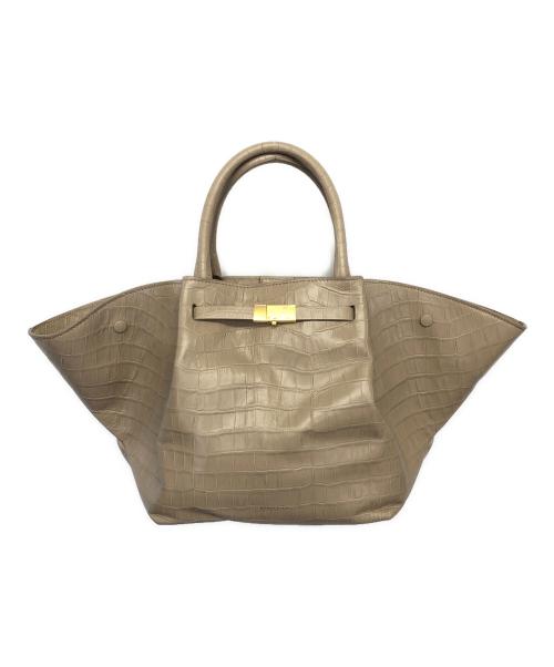 DEMELLIER（デメリエー）DEMELLIER (デメリエー) MIDI NEWYORK ハンドバッグ ベージュの古着・服飾アイテム