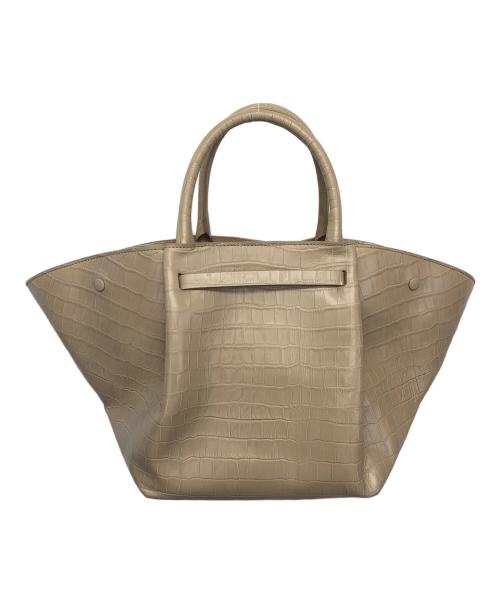 DEMELLIER（デメリエー）DEMELLIER (デメリエー) MIDI NEWYORK ハンドバッグ ベージュの古着・服飾アイテム