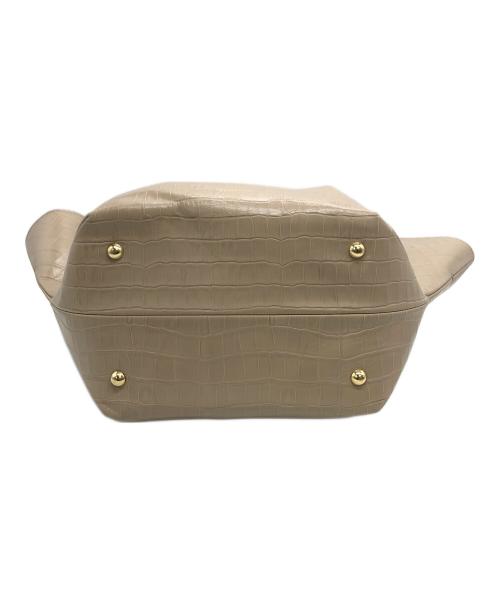 DEMELLIER（デメリエー）DEMELLIER (デメリエー) MIDI NEWYORK ハンドバッグ ベージュの古着・服飾アイテム