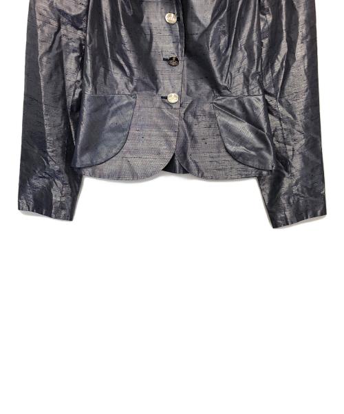 Vivienne Westwood（ヴィヴィアンウエストウッド）Vivienne Westwood (ヴィヴィアンウエストウッド) ヴィンテージセットアップジャケット パープル サイズ:42の古着・服飾アイテム