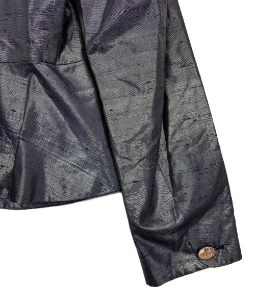 Vivienne Westwood（ヴィヴィアンウエストウッド）Vivienne Westwood (ヴィヴィアンウエストウッド) ヴィンテージセットアップジャケット パープル サイズ:42の古着・服飾アイテム