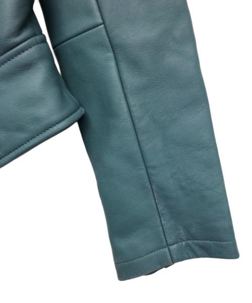 Vivienne Westwood RED LABEL（ヴィヴィアンウエストウッドレッドレーベル）Vivienne Westwood RED LABEL (ヴィヴィアンウエストウッドレッドレーベル) ラムレザージャケット ブルー サイズ:1の古着・服飾アイテム