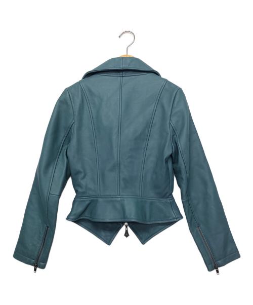 Vivienne Westwood RED LABEL（ヴィヴィアンウエストウッドレッドレーベル）Vivienne Westwood RED LABEL (ヴィヴィアンウエストウッドレッドレーベル) ラムレザージャケット ブルー サイズ:1の古着・服飾アイテム