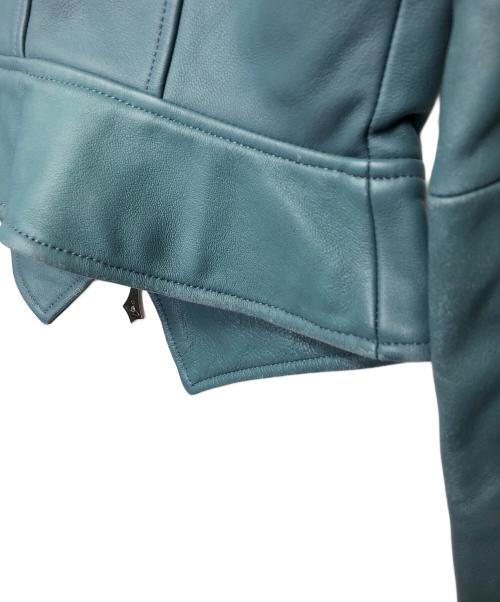 Vivienne Westwood RED LABEL（ヴィヴィアンウエストウッドレッドレーベル）Vivienne Westwood RED LABEL (ヴィヴィアンウエストウッドレッドレーベル) ラムレザージャケット ブルー サイズ:1の古着・服飾アイテム