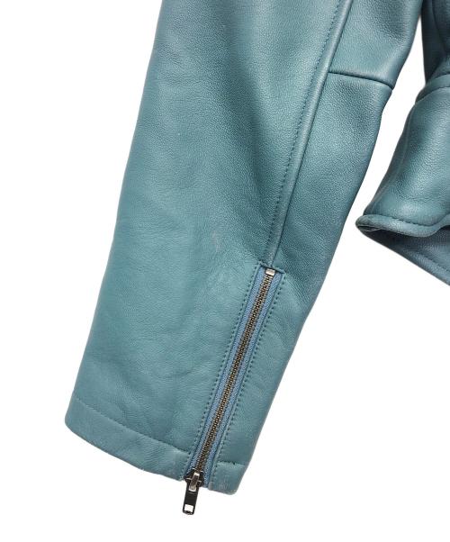 Vivienne Westwood RED LABEL（ヴィヴィアンウエストウッドレッドレーベル）Vivienne Westwood RED LABEL (ヴィヴィアンウエストウッドレッドレーベル) ラムレザージャケット ブルー サイズ:1の古着・服飾アイテム