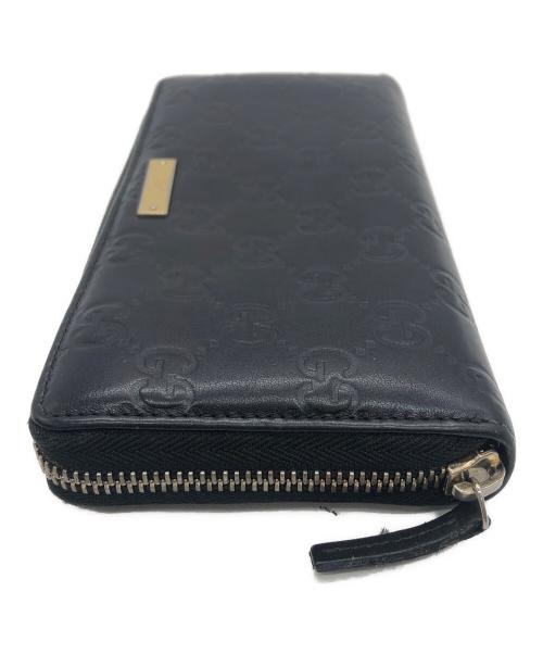 GUCCI（グッチ）GUCCI (グッチ) グッチシマ　長財布 ブラックの古着・服飾アイテム