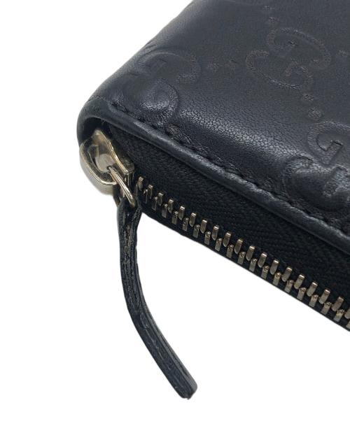 GUCCI（グッチ）GUCCI (グッチ) グッチシマ　長財布 ブラックの古着・服飾アイテム