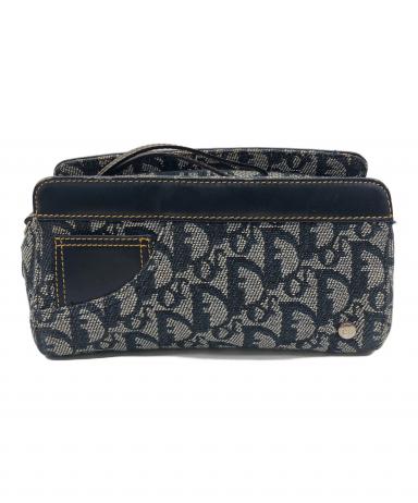 【大幅値下げ】【中古品】Dior ネイビー キャンバス ポーチ 楽天市場】【中古】 Christian Dior クリスチャン・ディオール デニム