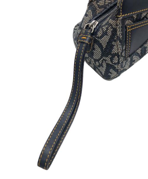 Christian Dior（クリスチャン ディオール）Christian Dior (クリスチャン ディオール) ポーチ ネイビーの古着・服飾アイテム