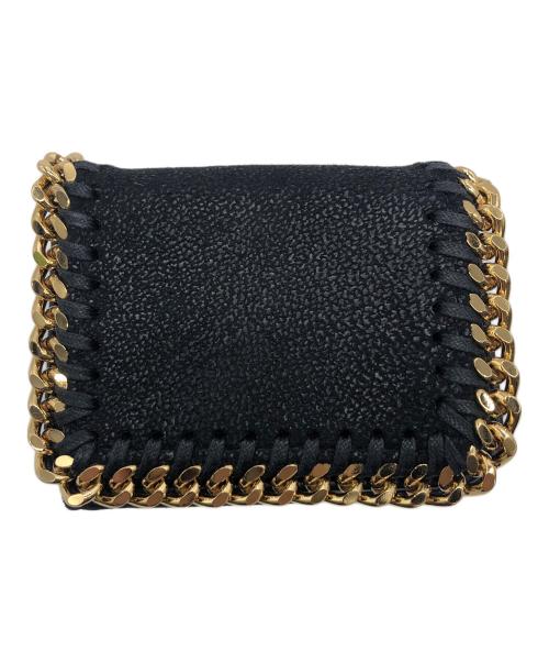 STELLA McCARTNEY（ステラマッカートニー）STELLA McCARTNEY (ステラマッカートニー) ファラベラ スモール フラップ ウォレット ブラックの古着・服飾アイテム