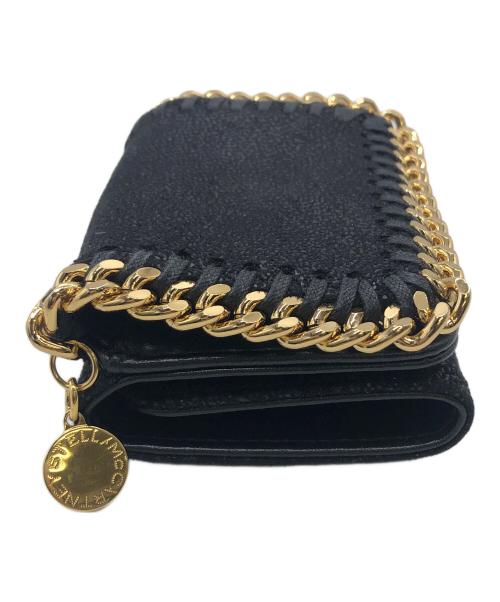 STELLA McCARTNEY（ステラマッカートニー）STELLA McCARTNEY (ステラマッカートニー) ファラベラ スモール フラップ ウォレット ブラックの古着・服飾アイテム