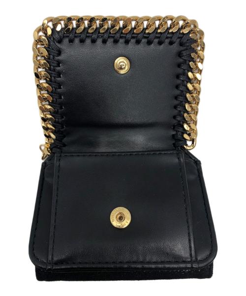 STELLA McCARTNEY（ステラマッカートニー）STELLA McCARTNEY (ステラマッカートニー) ファラベラ スモール フラップ ウォレット ブラックの古着・服飾アイテム