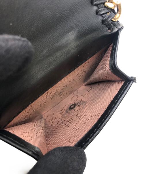 STELLA McCARTNEY（ステラマッカートニー）STELLA McCARTNEY (ステラマッカートニー) ファラベラ スモール フラップ ウォレット ブラックの古着・服飾アイテム