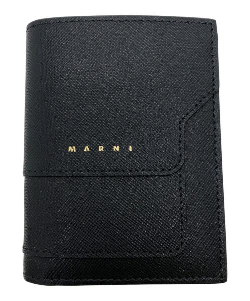 MARNI（マルニ）MARNI (マルニ) 2つ折り財布 ブラックの古着・服飾アイテム