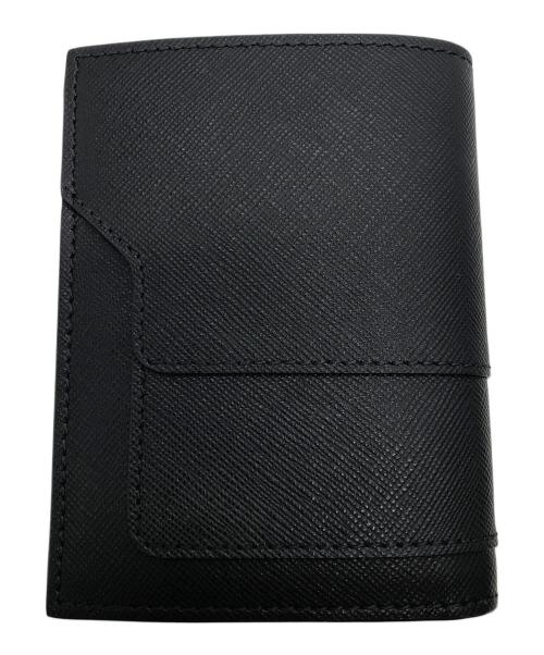 MARNI（マルニ）MARNI (マルニ) 2つ折り財布 ブラックの古着・服飾アイテム