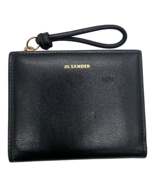 JIL SANDER（ジルサンダー）JIL SANDER (ジルサンダー) 2つ折り財布 ブラックの古着・服飾アイテム