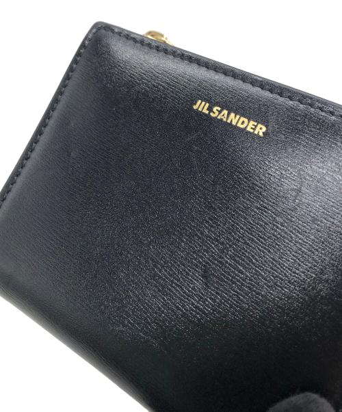 JIL SANDER（ジルサンダー）JIL SANDER (ジルサンダー) 2つ折り財布 ブラックの古着・服飾アイテム