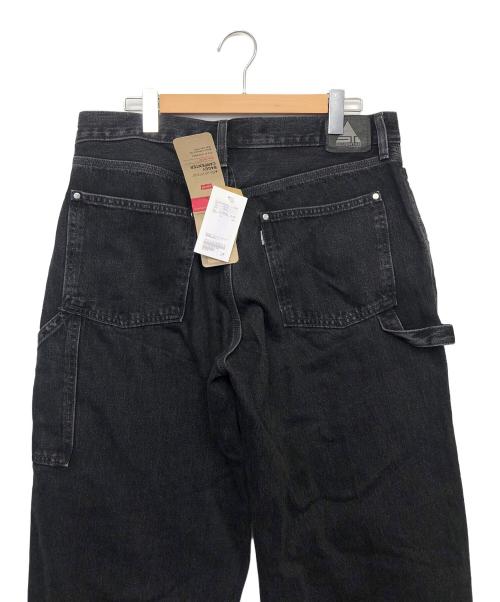 LEVI'S（リーバイス）LEVI'S (リーバイス) BEAUTY&YOUTH (ビューティーアンドユース) SILVERTAB カーペンターデニム ブラック サイズ:86cm (W34) 未使用品の古着・服飾アイテム