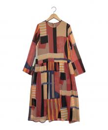 STEVEN ALAN（スティーブンアラン）の古着「長袖ワンピース」｜レッド