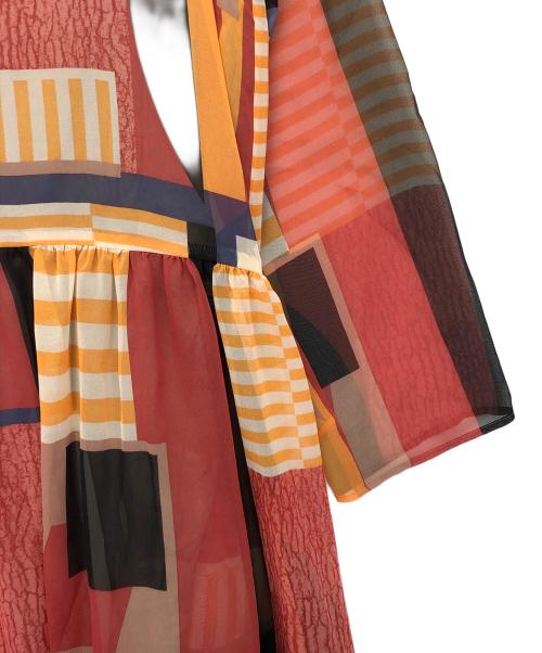 STEVEN ALAN（スティーブンアラン）STEVEN ALAN (スティーブンアラン) 長袖ワンピース レッド サイズ:S 未使用品の古着・服飾アイテム