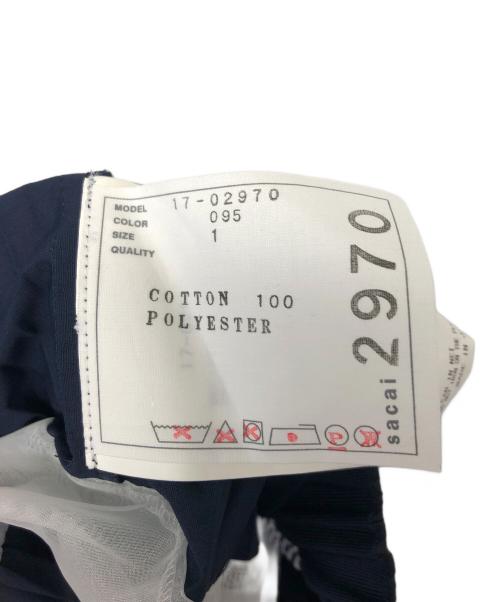 sacai（サカイ）sacai (サカイ) プリーツスカート 17SS ネイビー サイズ:1の古着・服飾アイテム